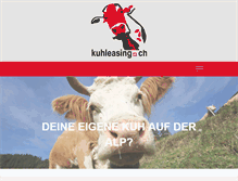 Tablet Screenshot of kuhleasing.ch